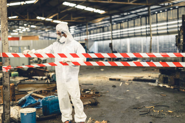 Professional Biohazard technician working in Holdrege, NE